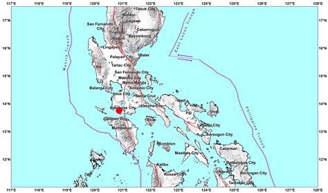 earthquake muntinlupa|Magnitude 5.0 quake rattles Batangas; intensities felt in .